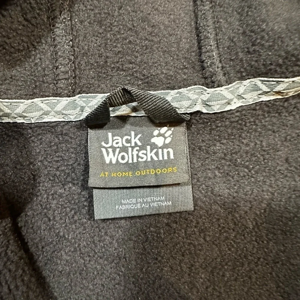 Jack Wolfskin Youth Full Zip Hooded Plush Fleece Jacket Size 6